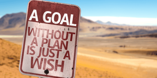 A Goal Without a Plan Is Just A Wish sign with a desert background-1
